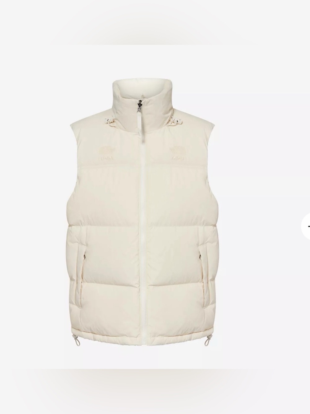 THE NORTH FACE TNF X SKIMS NUP PUFFER VEST SK BONE MEDIUM